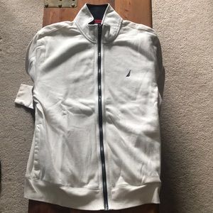 Whit Nautica zip up sweater